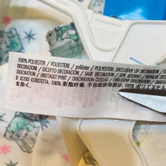 Disney Animators Collection Girls Frozen Pajama Set 7/8 NEW Top Bottom Cartoon - Picture 15 of 16